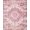 Pink, Pattern 7, variant on ODIKA 8'x10' Washable Area Rug Durable, Non-Slip Quicksand Vintage Scroll Border Distressed Ornate Print Pink for Living Room, Under Sectional, Family
