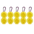 thumbnail image 1 of Ball Silicone Double Case, Anti Falling Wear Resistant 5Pcs Portable  Ball Protective Holder Anti Scalding  For Gym Yellow,Red,Black, 1 of 8