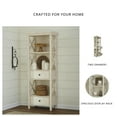 thumbnail image 3 of Signature Design by Ashley Bolanburg 2 Drawer Display Cabinet, Antique White, 3 of 8
