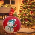thumbnail image 1 of Bola de juguete inflada de 60CM, bola de luz de Navidad de PVC, regalos para niños (muñeco de nieve), 1 of 5