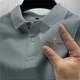 thumbnail image 4 of Polo de verano nuevo para hombre, de moda y transpirable, de alta calidad, superventas, cuello polo, manga corta, informal, estampado b, 4 of 5