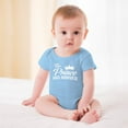 thumbnail image 2 of The Prince Has Arrived - Baby Clothes - Funny Newborn Bodysuit Outfits for Boys Sky Blue-style 6months, 2 of 7