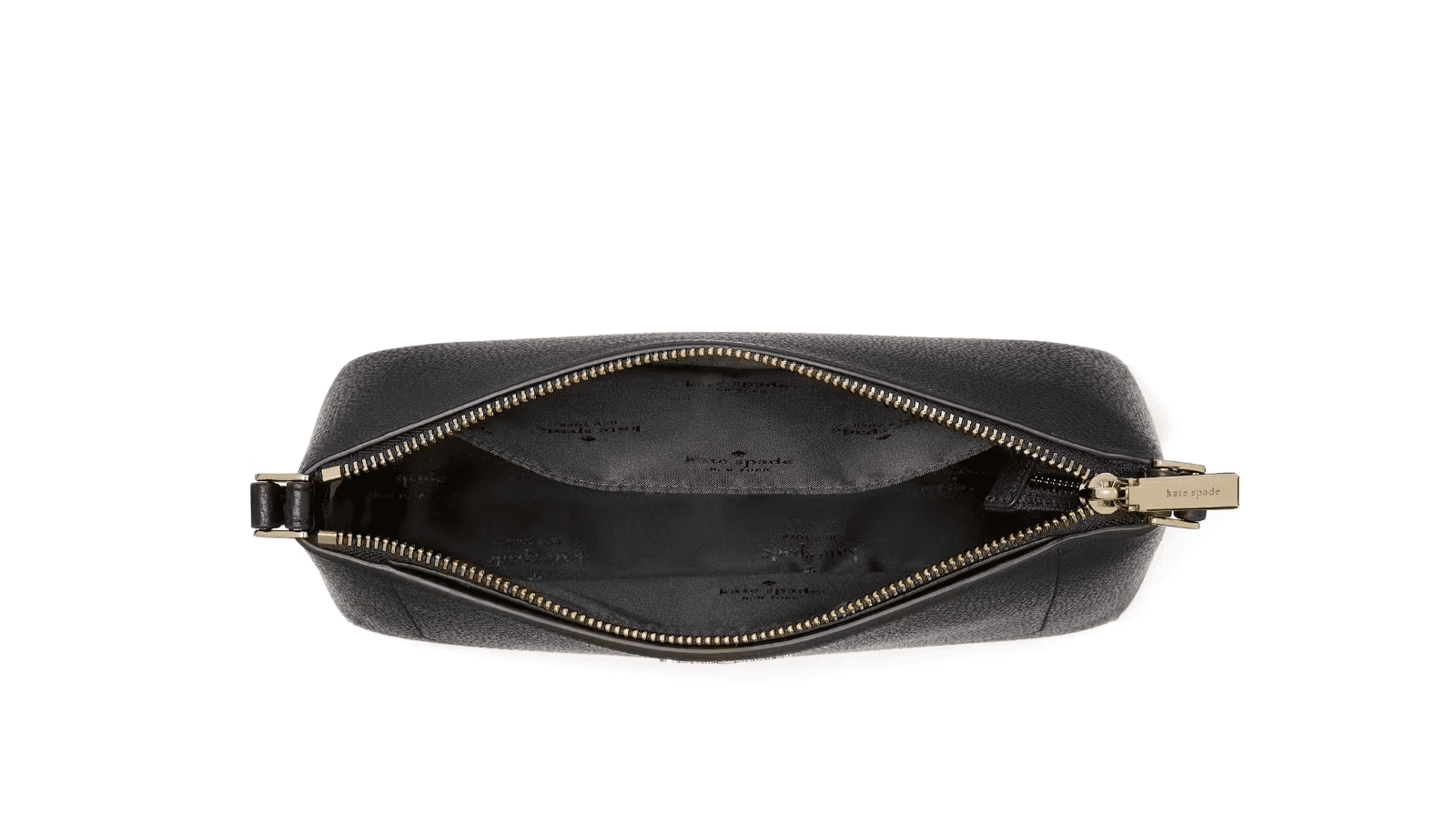 Kate Spade Leila Black Pebble Leather Crossbody Bag KG464 $299