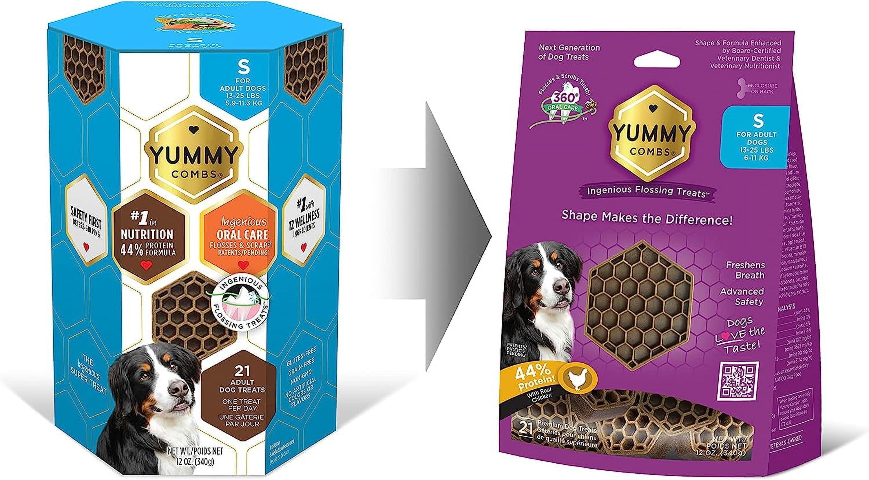 Yummy Combs 840067700402 12 oz Dog Dental Treat, Small - Walmart.com