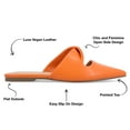thumbnail image 7 of Journee Collection Womens Enniss Open Side Pointed Toe Mule Flats, 7 of 7