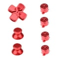 thumbnail image 4 of Botones De De Metal De 2 Piezas Botones ABXY + Thumbsticks Empuñadura De Pulgar Y Almohadilla D De Cromo Para PS4 4 Kit De Controlador Baoblaze Tapa de la palanca del pulgar, 4 of 8