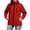 Red, variant on Lenago Waterproof Women's Rain Jackets Lightweight Hooded Softshell Windbreaker Zipped Long Sleeve Raincoat Solid Color Outdoor Hiking Cycling Outfit Multicolor M