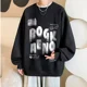 thumbnail image 3 of Camisetas para hombre, camisetas de dibujos animados, ropa de anime para hombre, sudaderas holgadas blancas de gran tamaño, talla grande, camisetas sociales originales de manga larga A, 3 of 5