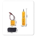 thumbnail image 2 of Professional cable finder and tone generator for wire management, circuit tester with RJ11 plug ensures safe and efficient cable tracing, 2 of 5