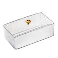 thumbnail image 3 of Organizador para pendientes, estuche de soporte de almacenamiento, caja de presentación de joyería transparente de para colgantes, relojes, tocador, 18 cm x 10 cm un Gloria Caja de joyería, 3 of 7