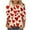 NQR1-Valentine's Day-Red, variant on VKOYWKM 3/4 Sleeve T Shirts for Women Valentines Day Shirts Cute Heart Print T-Shirts Tops Holiday T Shirts Casual Crew Neck Romantic Tshirts