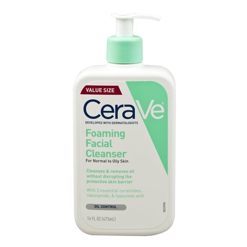 Cerave Foaming Facial Cleanser For Normal To Oily Skin 16 Oz 2 Pack