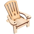 thumbnail image 4 of 1Pcs Mini House Wood Chair Decorative for Office Decoration Educational Toy, 4 of 9