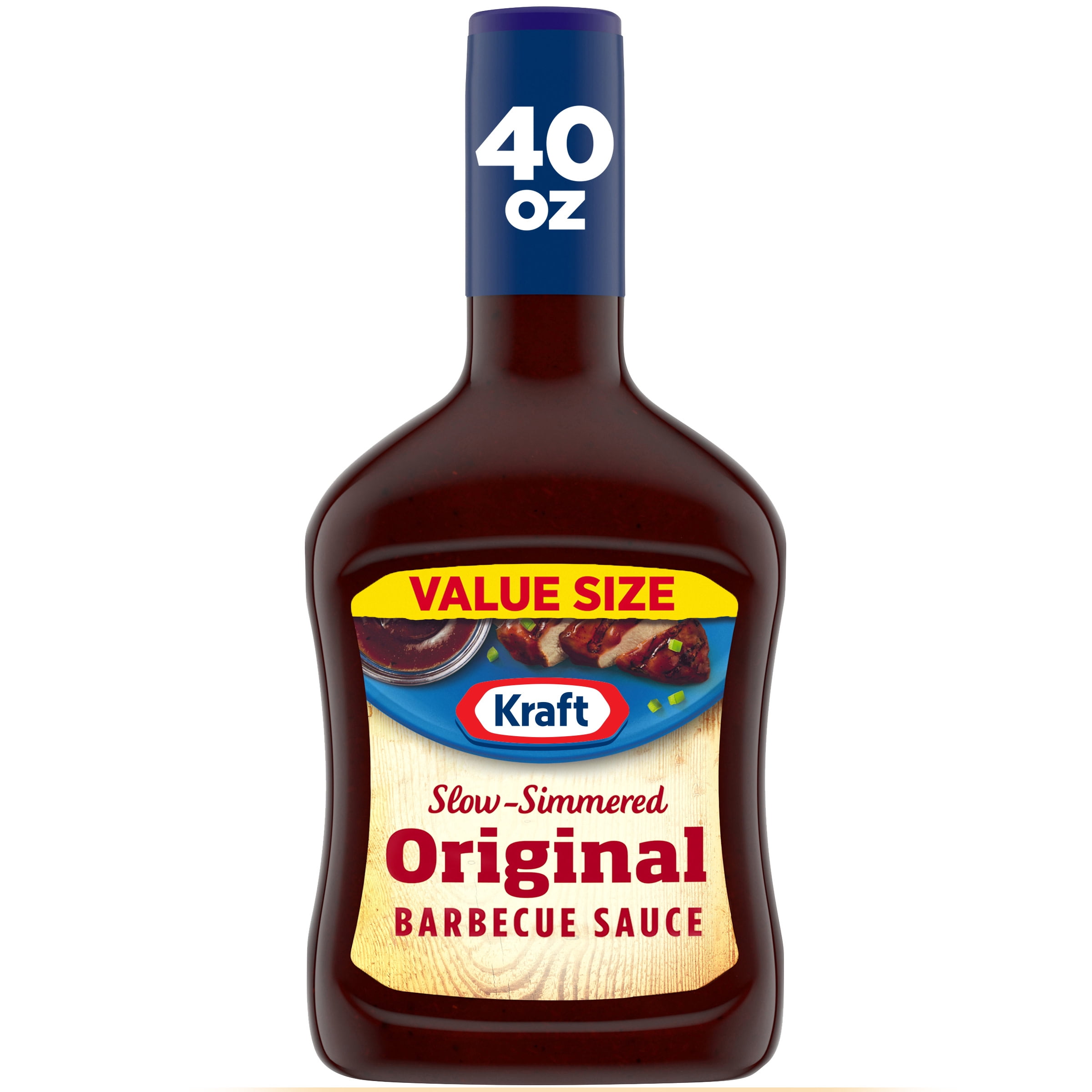 Kraft Original Slow Simmered Barbecue Sauce 40 Oz Bottle Walmart Com Walmart Com