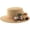 Camel color, variant on Floral Ladies Hat, Vintage Wool Floral Flat Top Hat, Wide Brim Hat, Fedora Church Derby Felt Cap Bucket Hat Bowler Hats for Wedding Party Talent Show