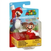 Super Mario World of Nintendo 2.5 Inch Figure | Tipping Hat Fire Mario
