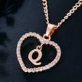 thumbnail image 1 of Collar para mujer, joyería para mujer, joyería de moda para mujer, regalo para mujer, cadena con colgante de 26 letras en inglés, collar con alfabeto, 1 of 2