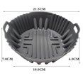 thumbnail image 2 of LCXmlly Mixing Stick High Temperature Resistance Fryer Pan Reusable Silicone Baking Tray Kitchen Supply, 2 of 6