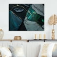 thumbnail image 2 of Designart Abstract Geode Green IV Canvas Wall Art, 2 of 5