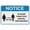 Warning Sign 3, variant on No Loitering Police Take Notice Sign 8"x12", Aluminum Tin Warning Signs for Home Outdoor Garden, High-Visibility Legal Sign