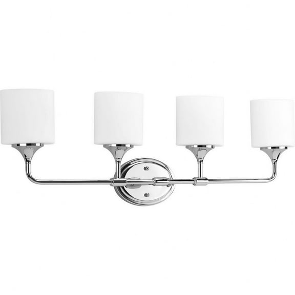 P2804-15-Progress Lighting-Lynzie - 4 Light - Oval Shade in Modern style - 33.25 Inches wide by 11.13 Inches high