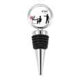 thumbnail image 1 of Fire Computer Work Desk Art Deco  Fashion Bottle Stopper Stainless Steel Rubber Reusable, 1 of 4