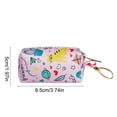 thumbnail image 2 of Pink Pet Waste Bag Dispenser Pouch With Clip, Portable Holder For Dog Poop Bags, Attaches To Leash Belt Loop, 2 of 6