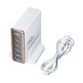 thumbnail image 1 of 140W GaN USB Charger 5-in-1 Desktop Fast Charge USB Type C Charger LED Display, 1 of 5