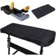 thumbnail image 5 of Cubierta para teclado de piano (negro, 61 teclas), cubierta antipolvo de tela compuesta retráctil, con elástico ajustable, 5 of 5