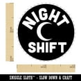 thumbnail image 2 of Night Shift Planning Self-Inking Rubber Stamp Ink Stamper - Orange Ink - Mini 1/2 Inch, 2 of 7