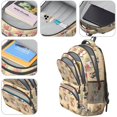thumbnail image 4 of Staffordshire Bull Terrier and Roses Backpack for School, Cute School Bag with Adjustable Shoulder Straps and Padded Back, 16.9"x12.6"x5.9", 4 of 5