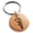 Rose, variant on Stainless Steel Exalted Dragon Blade Engraved Small Medallion Circle Charm Keychain Keyring