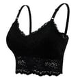 thumbnail image 4 of Siilsaa Bras Women Sexy Lingerie for Women Super Stretchy Lace Bra Black,M, 4 of 4
