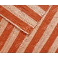 thumbnail image 2 of Chouhan Rugs Natural Jute Orange Striped Rug Bohemian Rug Decor Rug Handwoven Rug Custom Rug Decorative Rug, 2 of 8