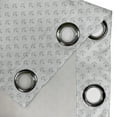 thumbnail image 4 of Ambesonne Anchor Grommet Curtain, Wave Pattern, 50" x 108", Grey Pale Grey White, 4 of 6
