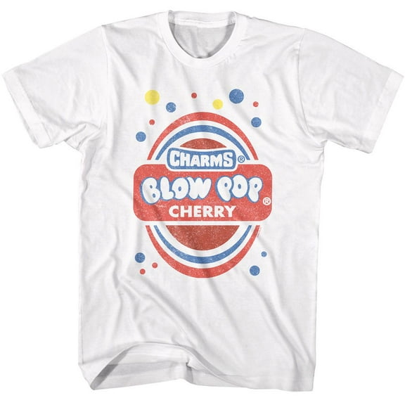 Tootsie Roll Cherry Wrapper Art White Adult T-Shirt