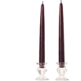 thumbnail image 2 of 3 Pairs Taper Candles Unscented 8 Inch Plum Tapers .88 in. diameter x 8 in. tall, 2 of 2