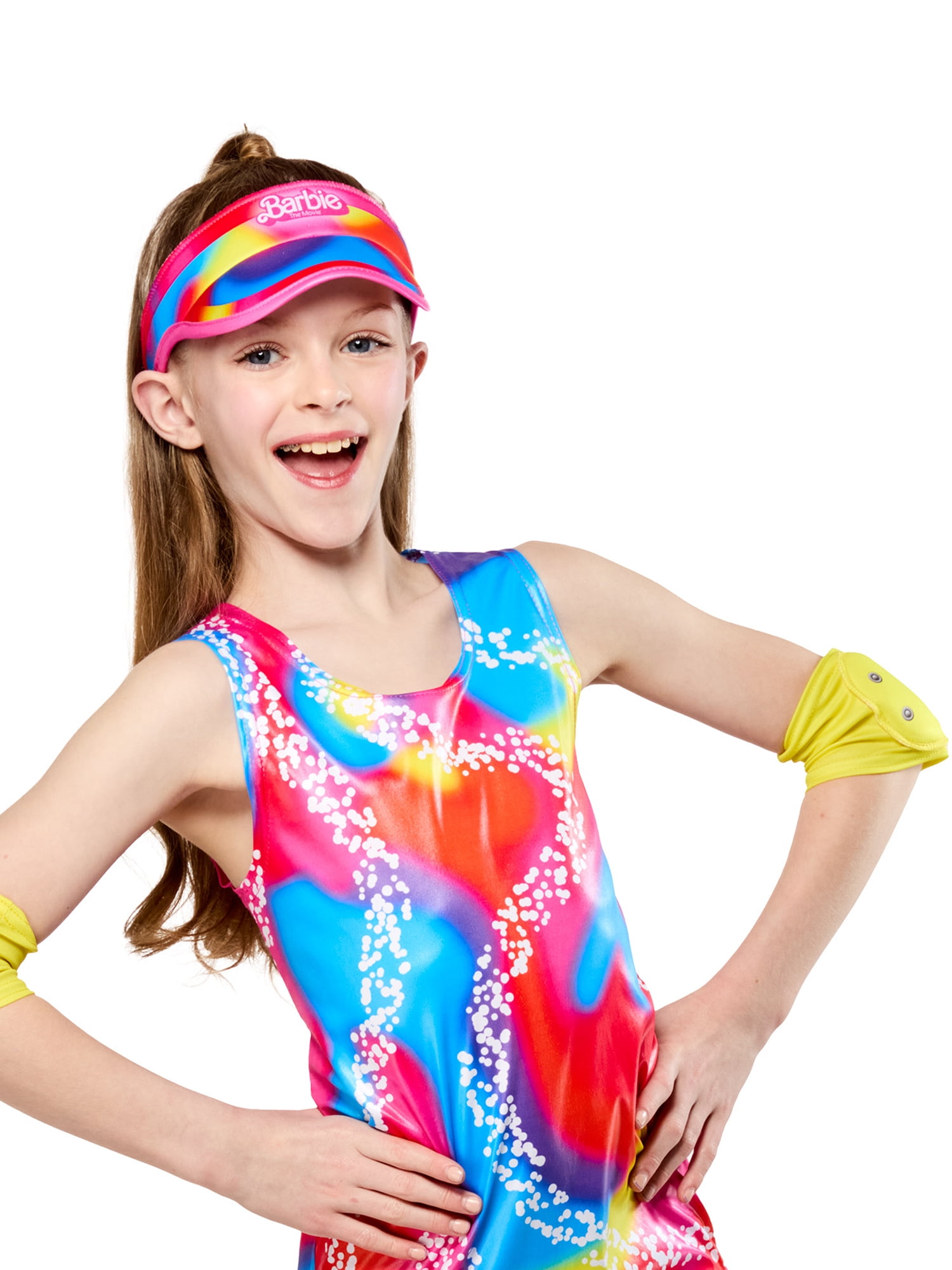 Barbie Movie Neon Rollerblading Barbie Costume for Kids by Rubies, Girls