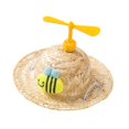 thumbnail image 4 of BELOVING Hand Woven Straw Hat Adjustable Chin Strap Pet Hat for Sports Walking Summer Bee, 4 of 10