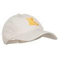 thumbnail image 5 of Louisiana Football State Map Embroidered Unstructured Cap - Beige OSFM, 5 of 5
