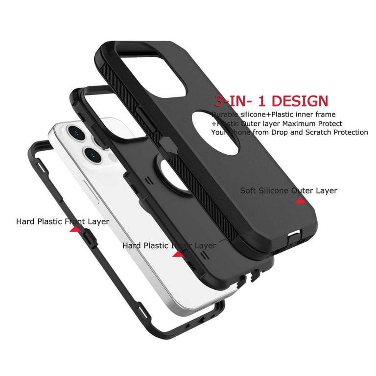 iPhone 11 Cases, Sturdy Phone Case for Apple iPhone 11 6.1, Tekcoo  Full-Body Shockproof Protection Heavy Duty Armor Hard Plastic & Shock  Absorption