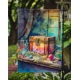 thumbnail image 3 of Treasure Chest Garden Flag 11.25 in x 15.5 in, 3 of 5