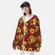 thumbnail image 3 of Balery Red Plaid Sunflower Sudadera ligera de manga larga con capucha y protección solar UPF 50+ para hombre y mujer, ideal para pesca y running-X-Large, 3 of 7