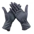 thumbnail image 2 of Guantes descartables antideslizantes UniSeal 3.5 grs color negro talle G de nitrilo x 100 unidades, 2 of 2