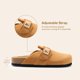 thumbnail image 2 of Zuecos para Mujer DREAM PAIRS con Plantilla de Corcho Marrón Talla 6, 2 of 8