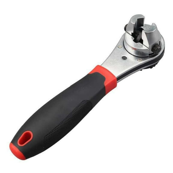 6-22mm Torque Spanner Adjustable Ratchet Wrench With Nonslip Handle Plumbing Pipe Ratchet Wrench Repairing Tool
