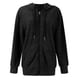 thumbnail image 3 of Suéteres para Mujer, Sudaderas de Punto de Larga con Cremallera, Sudaderas Acanaladas, Sudaderas Casuales Holgadas con Bolsillo. Negro M, 3 of 9