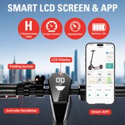 Electric Scooter for Adults - 600W Motor 10 Air Tires Portable Commuting Scooter