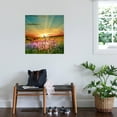 thumbnail image 3 of Art.com Sunset Is In The Field Art Print by nadiya_sergey, 30" x 30", 3 of 4