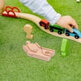 thumbnail image 3 of Wooden Railway Train Track Expansion Block Railway Track Train Track Scene Layout Prop, 3 of 3